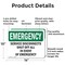 Signmission Service Disconnects Shut Off All In Event, 14 in W x Rectangle, Aluminum OS-2PACK-EM-A-1014-L-10419 - alternate 2